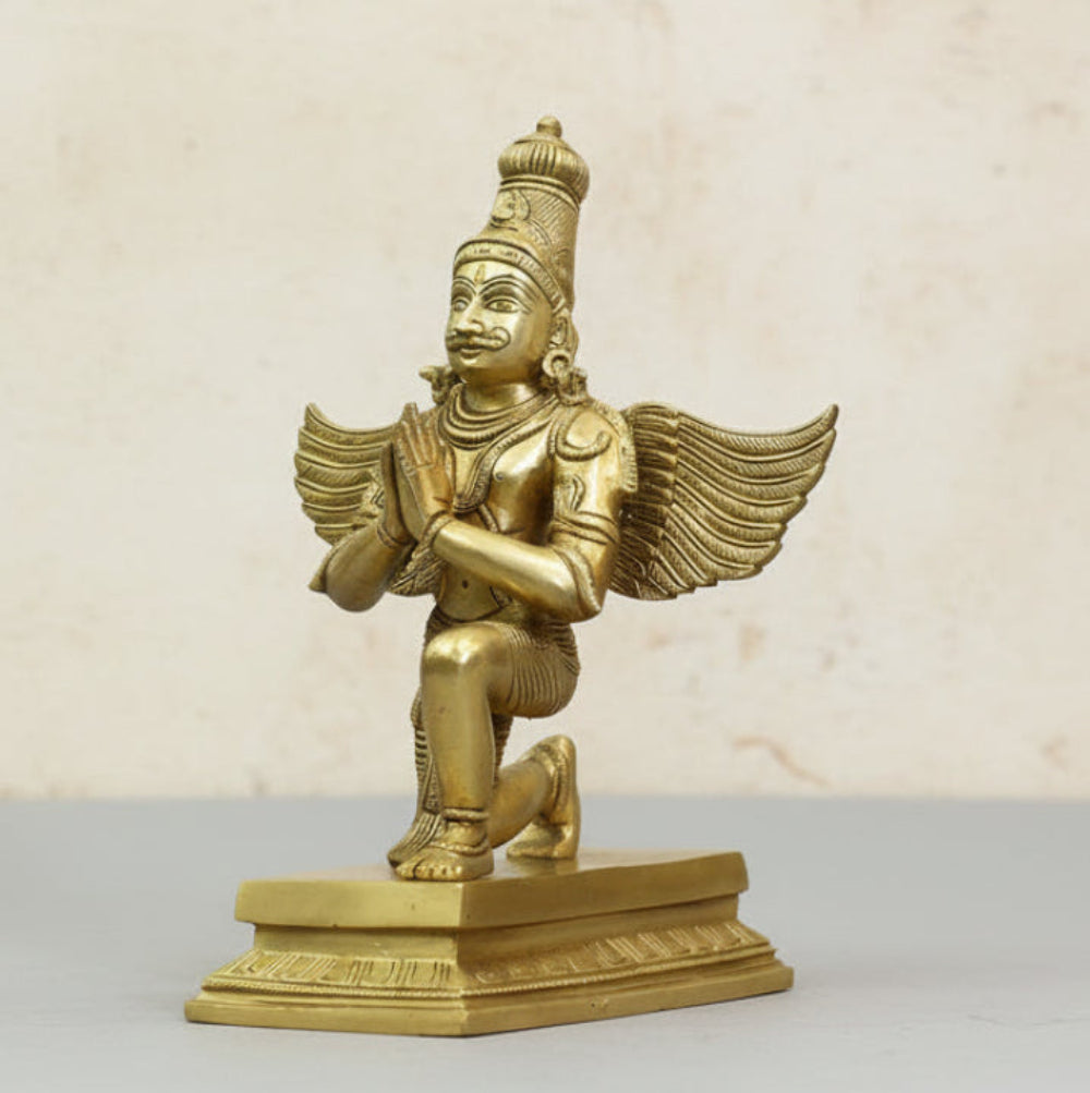 Brass Garuda Sitting