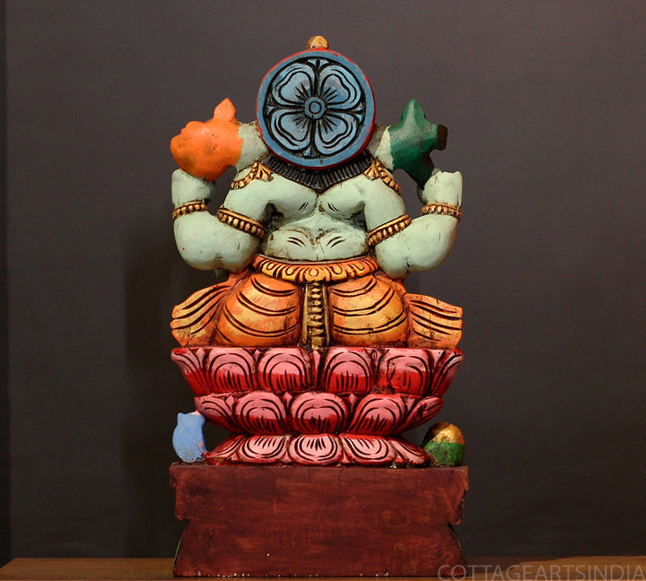 Wooden Ganesh 24"