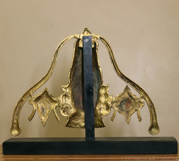 Brass Lord Venkateswara on Wooden Base