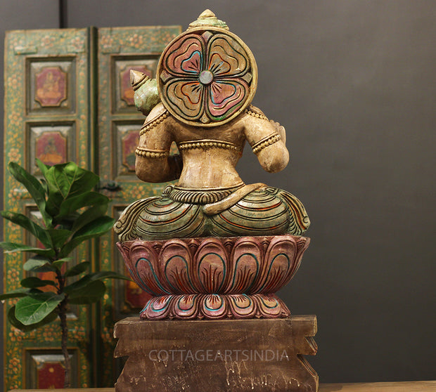 Wooden Hanuman 25"