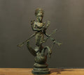 Balinese Bronze  Saraswati On Swan