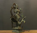 Balinese Bronze  Saraswati On Swan 18"