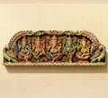 Wooden Hand Carved Wall Panel -Panch Ganesh