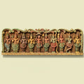 Wooden Handcarved Wall Panel Dasavathar 36"