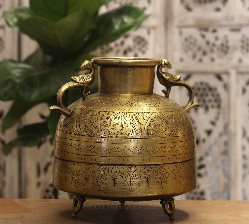 Brass Vintage Planter