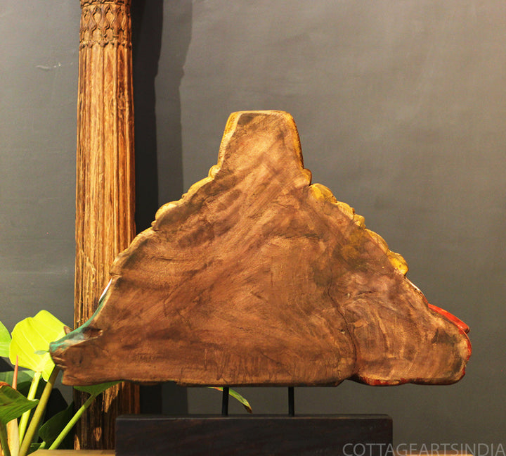 Wooden Trinity of Vishnu – Narasimha Varaha Wooden Sculpture