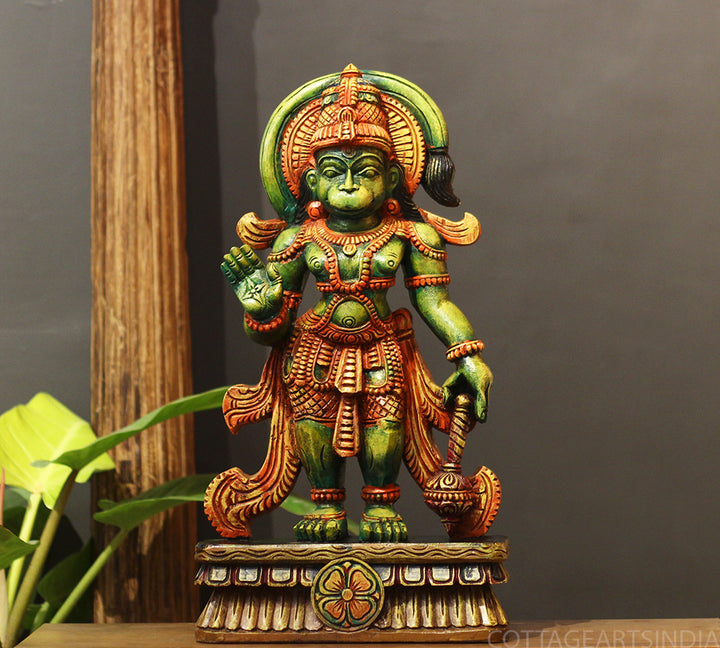 Wooden Hanuman 24"