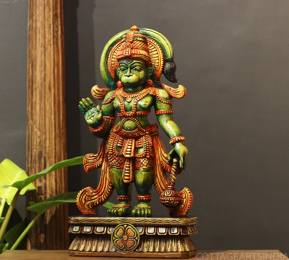 Wooden Hanuman 24"