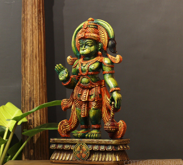 Wooden Hanuman 24"