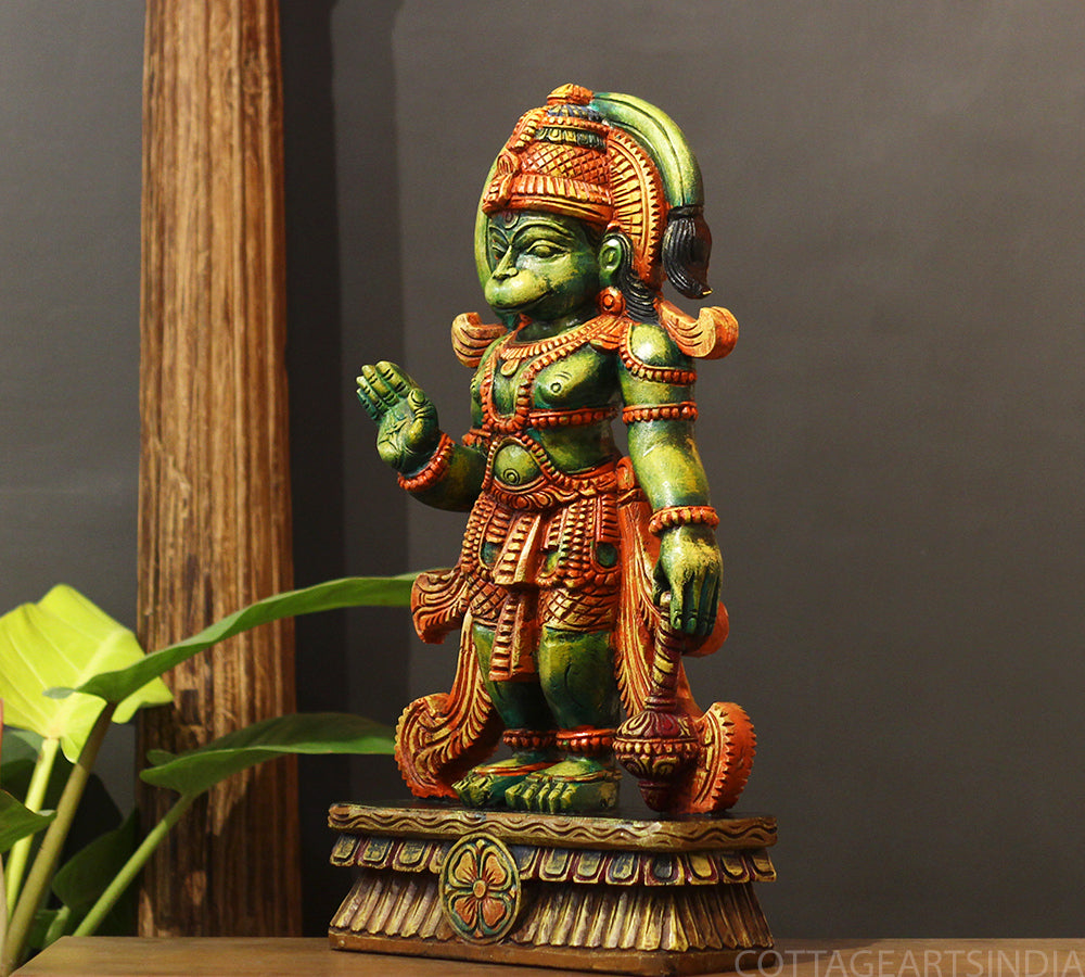 Wooden Hanuman 24"