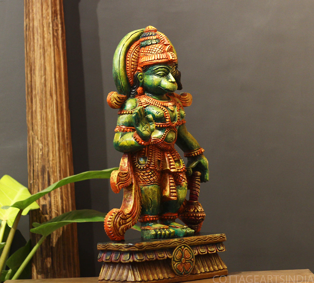 Wooden Hanuman 24"