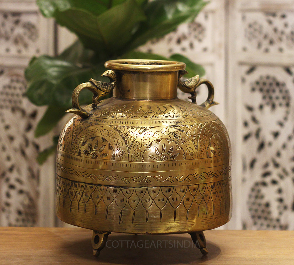 Brass Vintage Planter