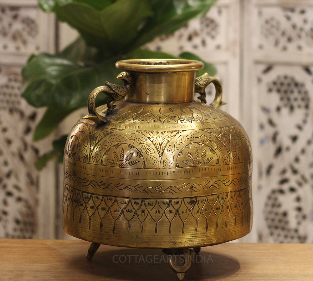 Brass Vintage Planter