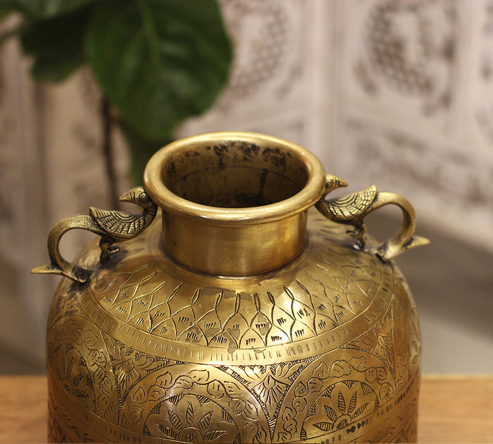 Brass Vintage Planter