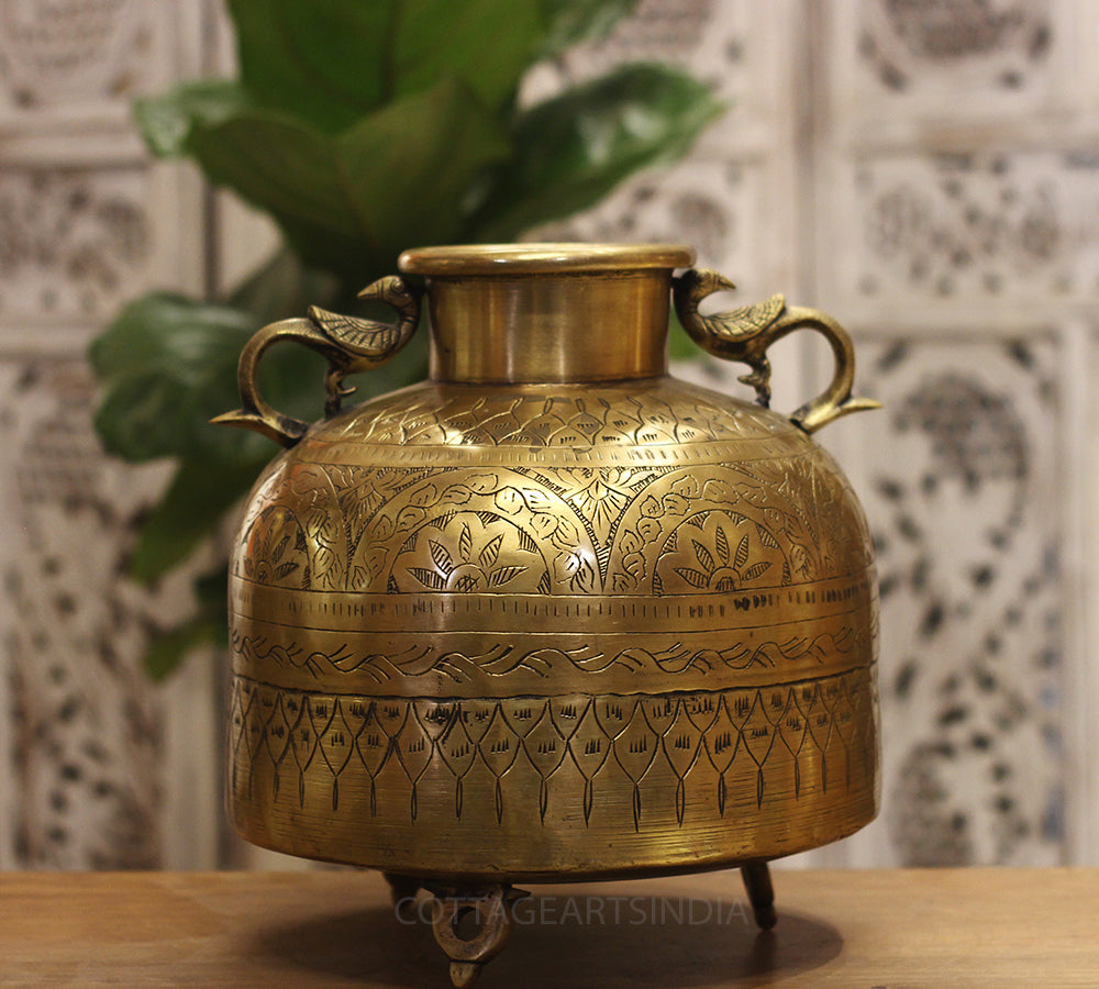 Brass Vintage Planter