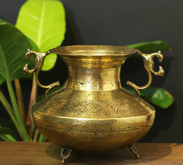 Brass  Vintage Planters