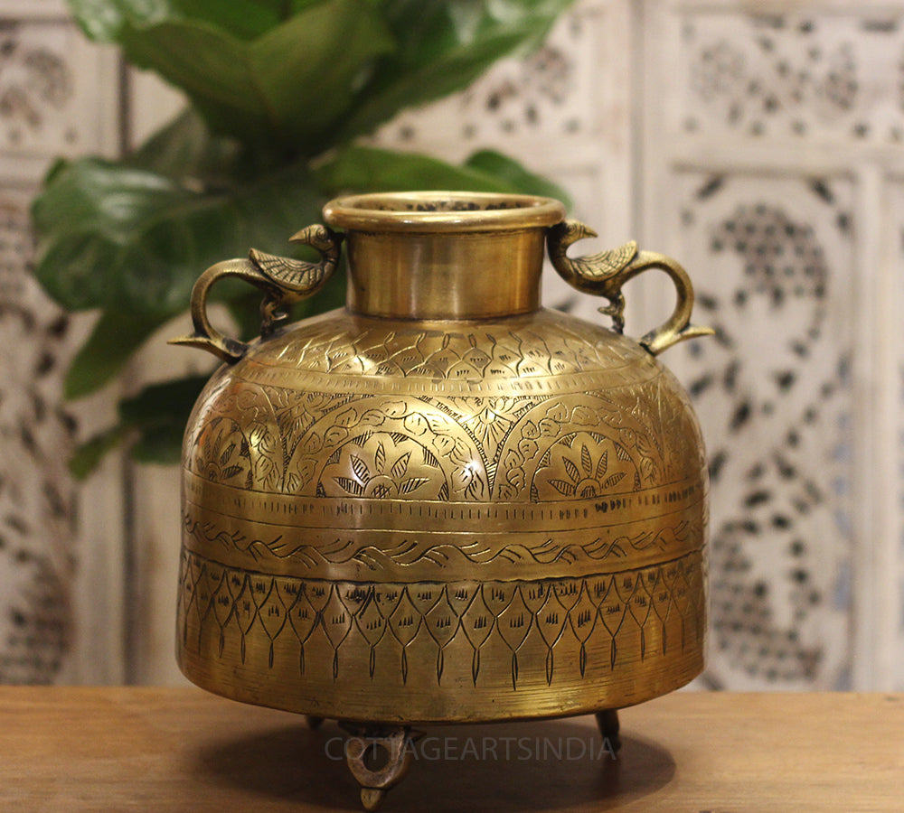 Brass Vintage Planter