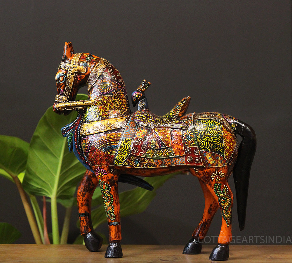 Wooden Horse 18"
