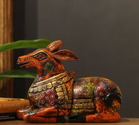 Wooden Nandi Handpainted 12.5"