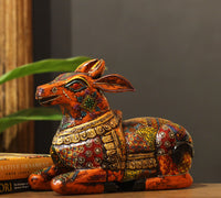 Wooden Nandi Handpainted 12.5"
