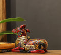 Wooden Nandi Handpainted 10.5"