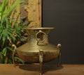 Brass Vintage Carved Planter