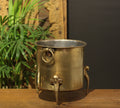 Brass Vintage Carved Planter