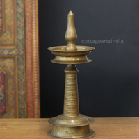 Vintage Brass Vilakku Oil Lamp