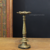 Vintage Brass Vilakku Oil Lamp