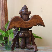 Vintage-Style Wooden Garuda Sculpture
