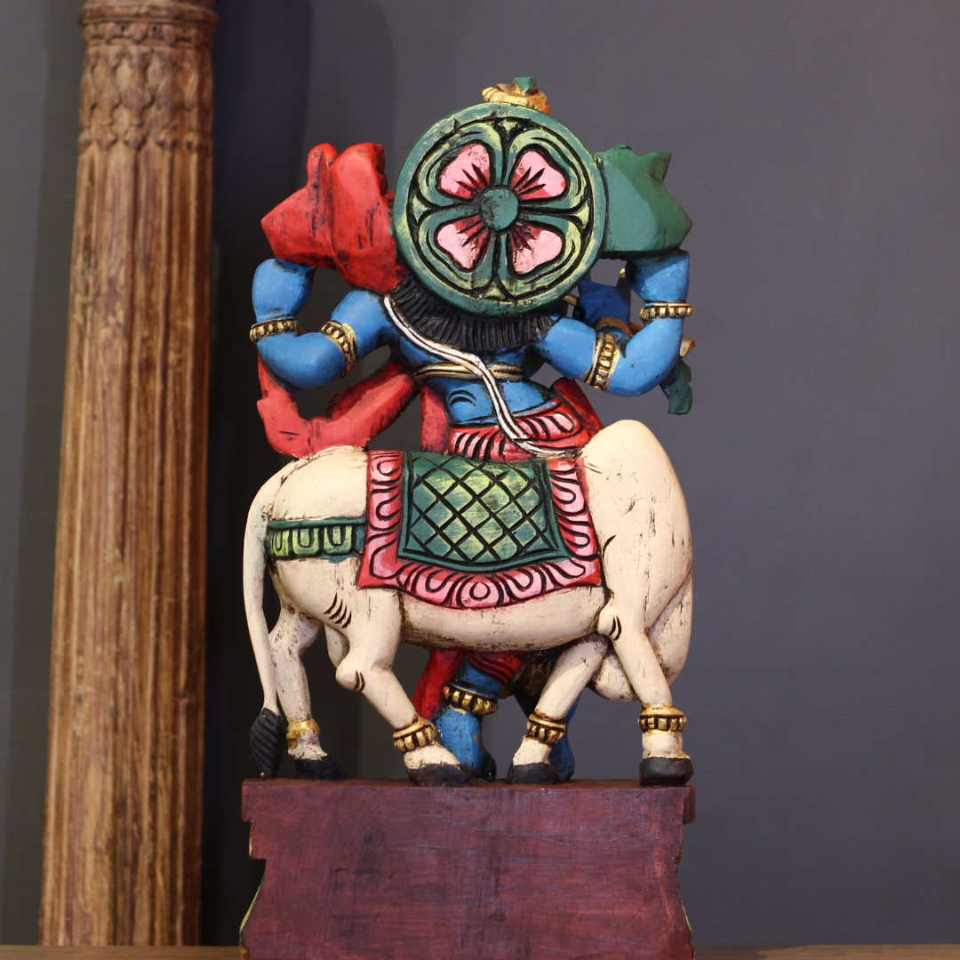 Wooden Krishna 24"