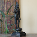 Standing Parvati Brass Sculpture 24"| Chola Style Spiritual Art