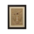 Sacred Shrinathji Pichwai Painting with Gold Accents on Paper