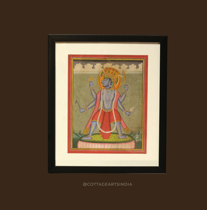 Dashavatara of Lord Vishnu (set of 13) – Pahari Miniature Painting