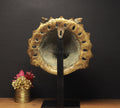 Brass Vintage Finish Varaha Mask on Stand