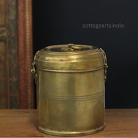 Vintage Brass Storage Box