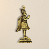 Brass Hanuman Shankha Chakra Namam Garuda Wall Décor Set of 5