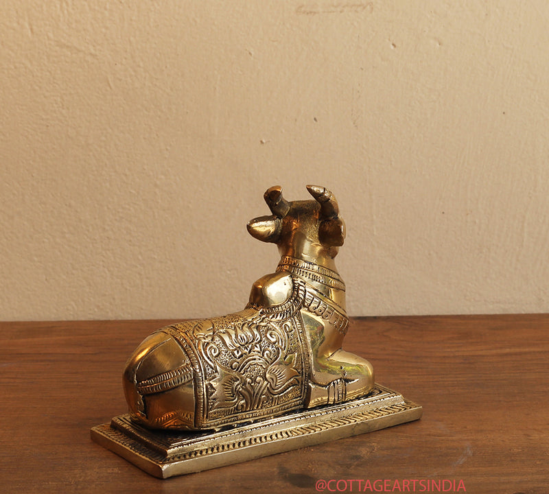 Brass Nandi With Base