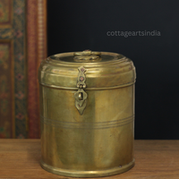 Vintage Brass Storage Box