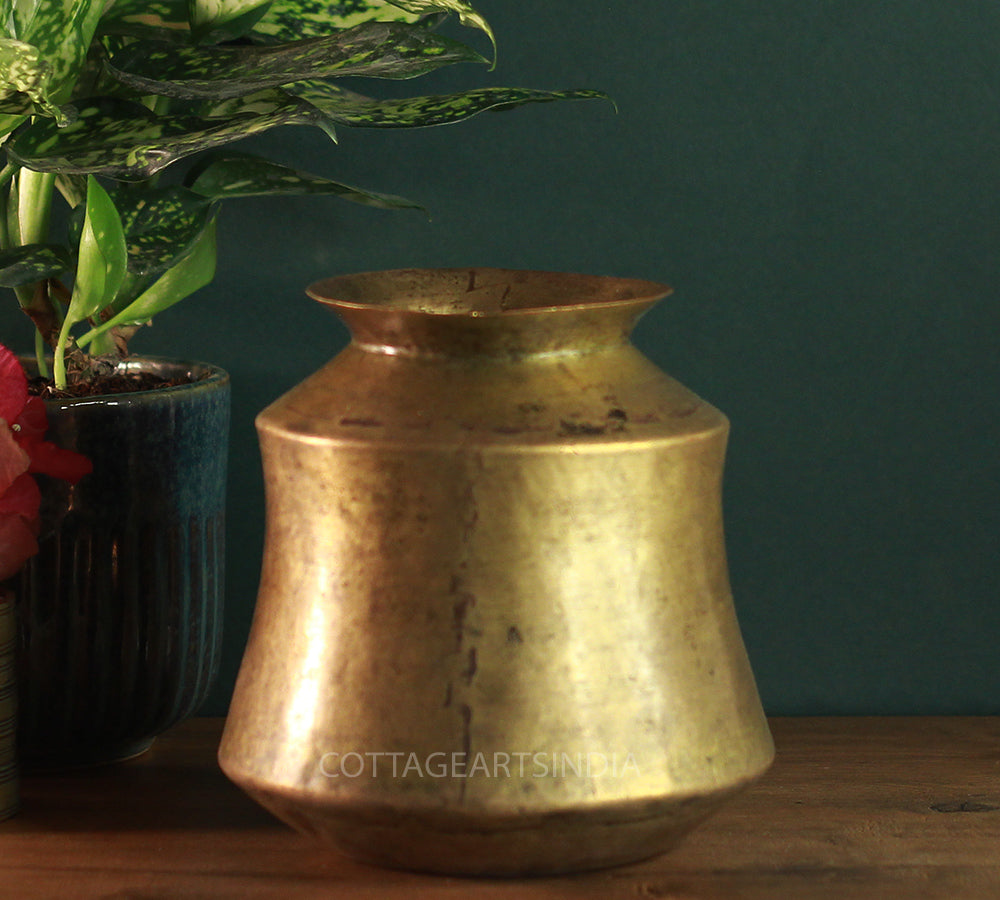 Brass  Vintage Pot