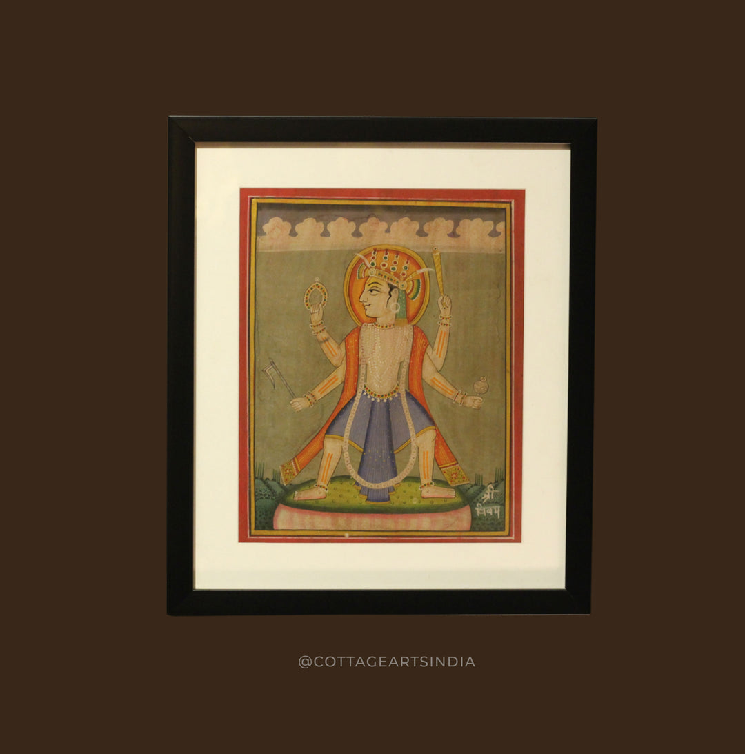 Dashavatara of Lord Vishnu (set of 13) – Pahari Miniature Painting
