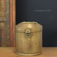 Vintage Brass Storage Box
