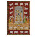 Hand-Painted Shrinathji Temple Pichwai Painting | Traditional Nathdwara Art