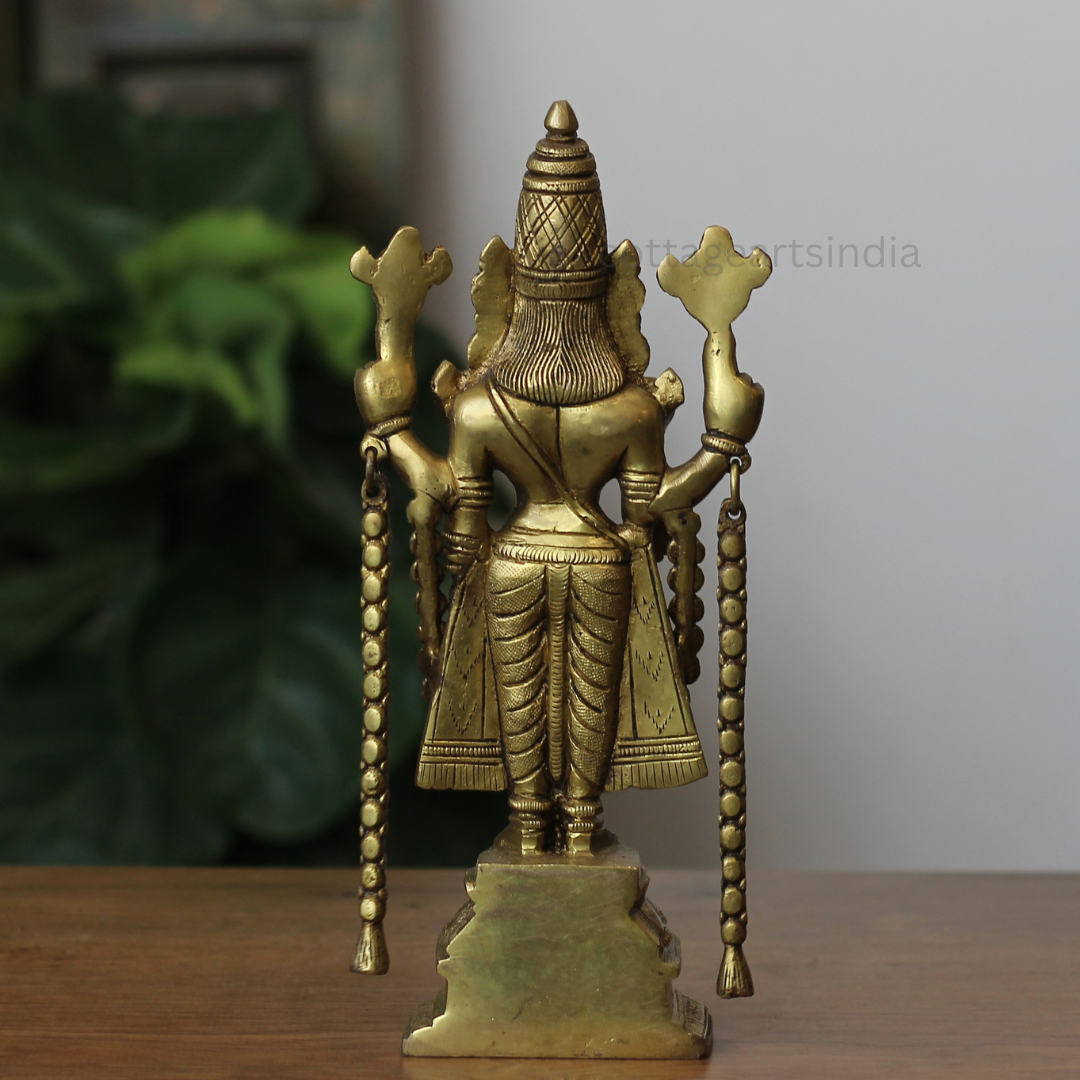Brass Balaji Idol – Lord Venkateswara | Cottage Arts India
