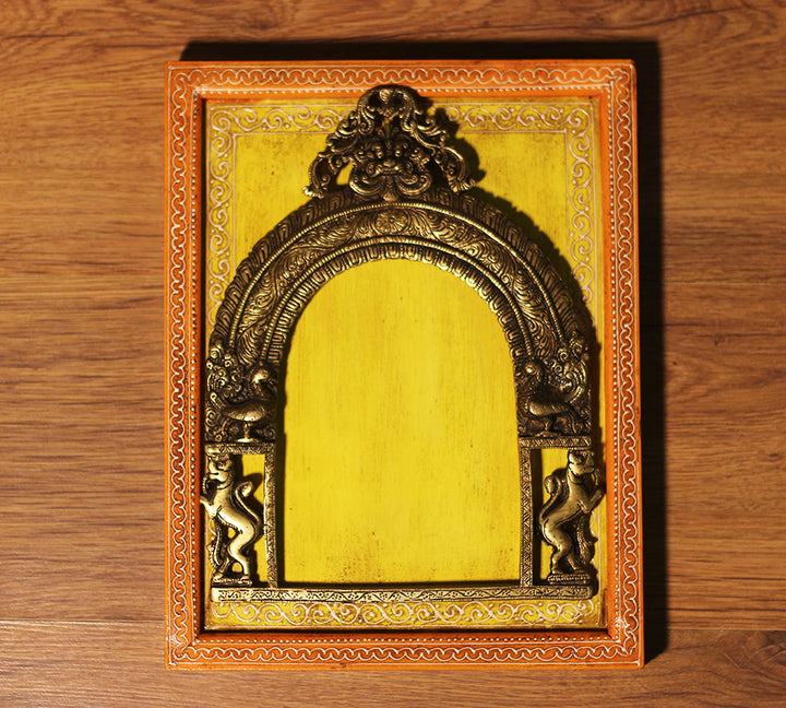 Brass Prabhawali Twin Yali Kirtmukha