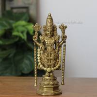 Brass Balaji Idol – Lord Venkateswara | Cottage Arts India
