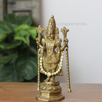 Brass Balaji Idol – Lord Venkateswara | Cottage Arts India