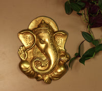 Brass Ganesh Wall Hanging