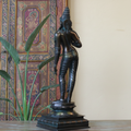 Standing Parvati Brass Sculpture 24"| Chola Style Spiritual Art