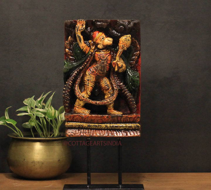 Vintage Wood /Stone Hanuman
